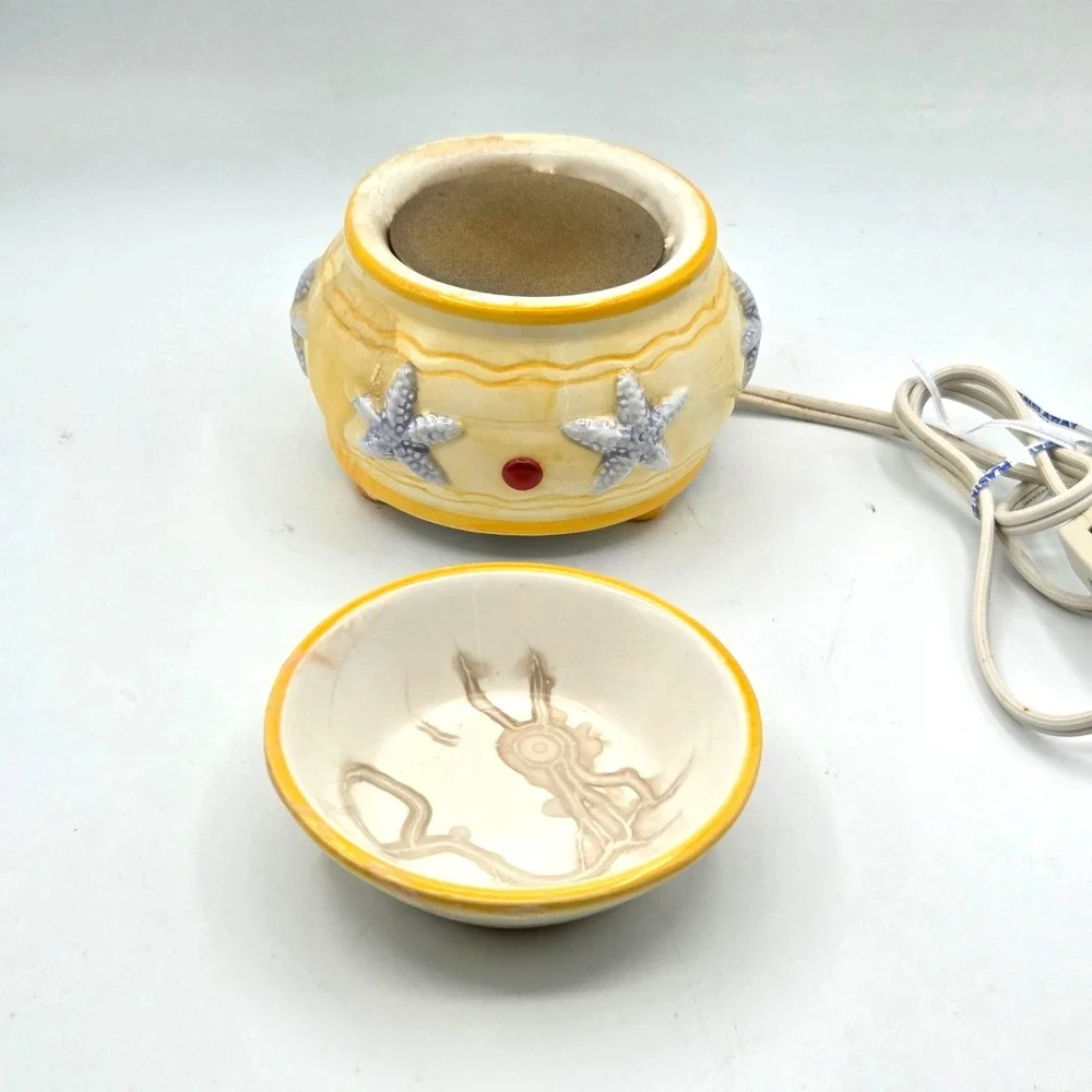 Starfish Beach Coastal Electric Wax Warmer Fragrance Aromatherapy Cottage Core‎